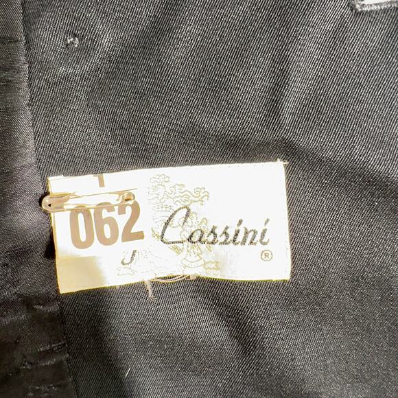 Oleg Cassini Blazer Woman Single Button Double Breasted Full Lined Black Pockets - Picture 11 of 13